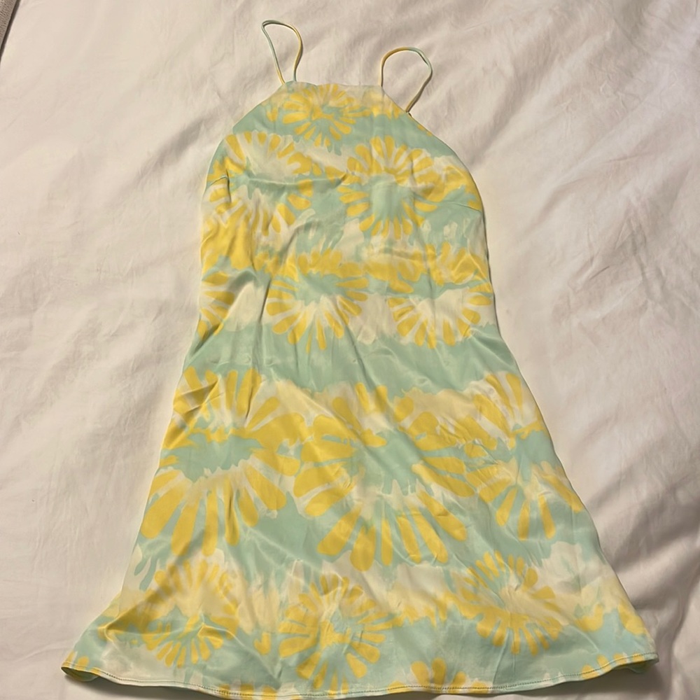 Zara high neck halter dress nwt size medium